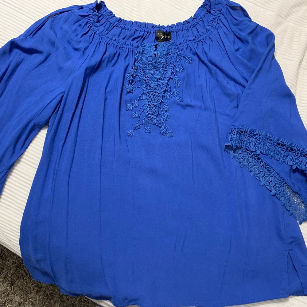 Royal Blue Top